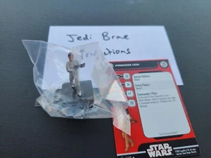 Star Wars miniatures Alliance Empire Princess Leia #16 NEW w/card RARE - Picture 1 of 1