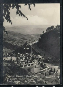 Cartolina S. Giustino Umbro Pensione Rifugio Bocca Trabaria ANIMATA L155 - Picture 1 of 1