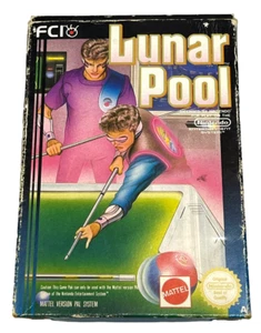 Lunar Pool Nintendo NES Boxed PAL *Complete* - Picture 1 of 11