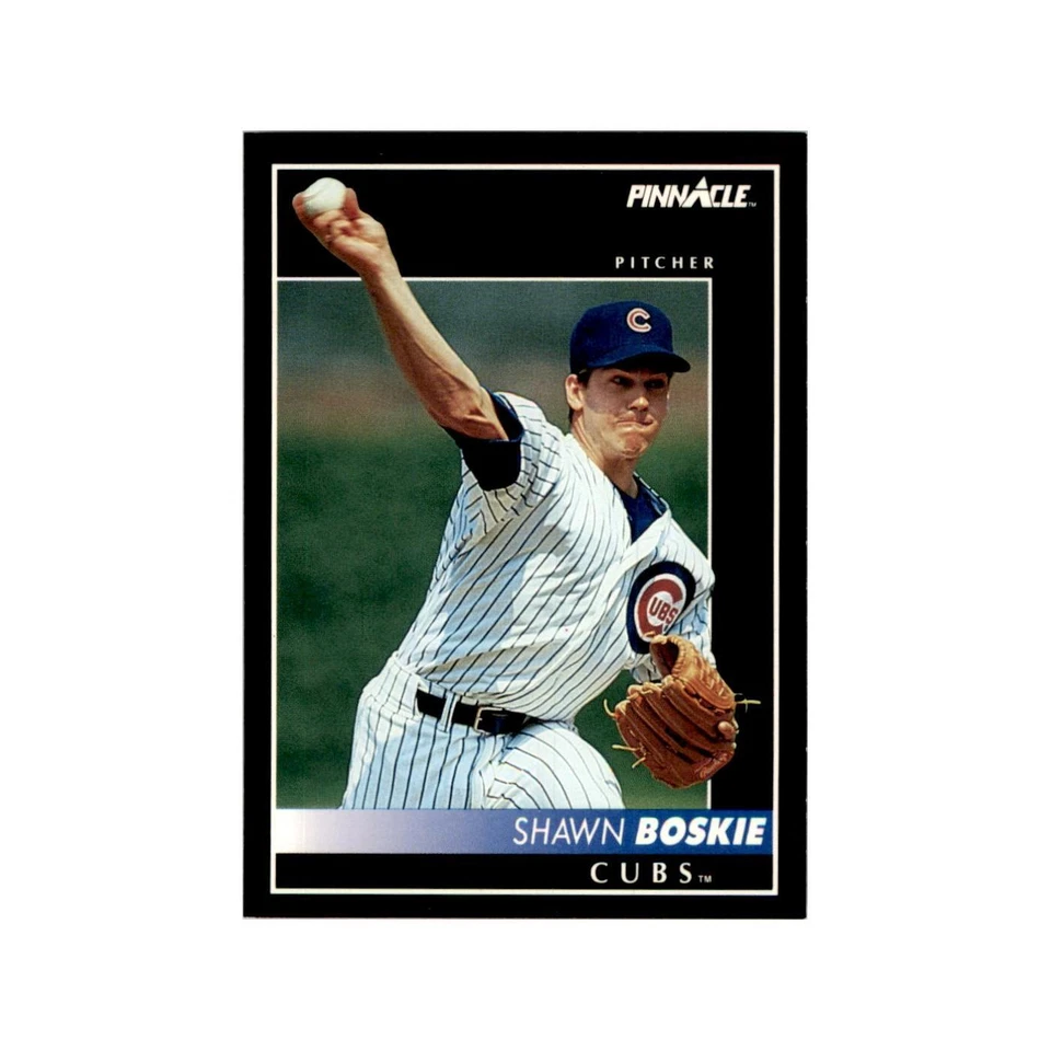 1992 Pinnacle Shawn Boskie Baseball Cards #527 - Image 1 of 3