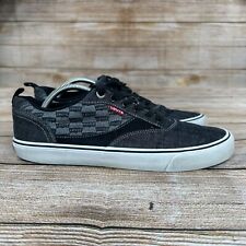 Levi’s Comfort Skateboarding Sneakers Men Size 11 Denim Athletic School Shoes