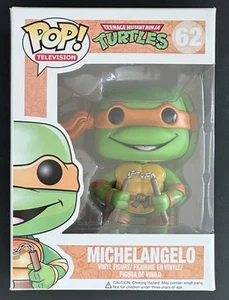 Funko Pop Television Teenage Mutant Ninja Turtles Michelangelo #62 Vinyl Figure - Picture 1 of 6