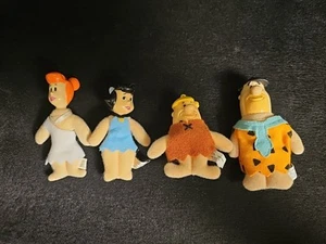 Denny's 1989 - Adornos de peluche Los Picapiedra - Juego de 4 - Imagen 1 de 11
