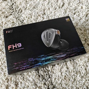 FiiO FH9 1DD+6BA Flagship HYBRID DLC IEMs Earphone w/Hi-Purity Cable (Titanium) - Picture 1 of 6