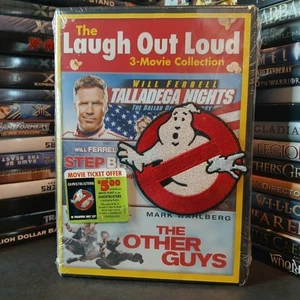 Laugh out Loud (DVD) Will Ferrell, Ghostbusters Patch, BRANDNEU - KOSTENLOSER VERSAND - Bild 1 von 2