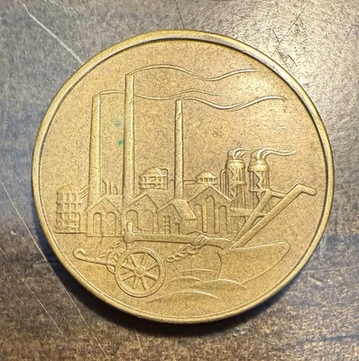 Moneda de 50 peniques 1950 A Alemania Oriental - RDA - Foto 1 de 2