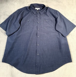 Camisa con botones Orvis para hombre 1494393 talla L azul bolsillo bordado calce clásico XXL - Imagen 1 de 7