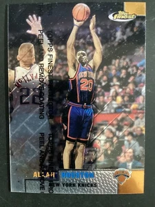 1999 Finest #48 Allan Houston NY Knicks W/ Coating - Picture 1 of 2