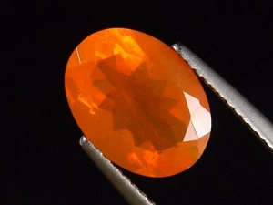 Feueropal 2,80 Ct. Oval Mexiko (5590t) - Bild 1 von 2