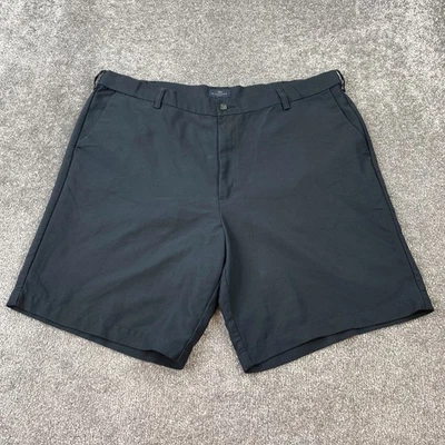 Мужские шорты-качели для гольфа DOCKERS 42 темно-синие удобные плоские спереди 9 дюймов - Изображение 1 из 4