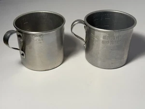 2 Stück Vintage Hoyang Aluminium Messbecher - Bild 1 von 8