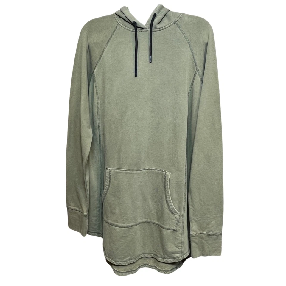 Sudadera túnica con capucha Torrid Active verde oliva talla grande 1 bolsillos palangre Foto 1 de 4