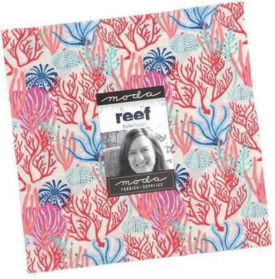 Reef Moda Layer Cake 42 100% Cotton 10-inch Precut Quilt Squares - Image 1 of 4