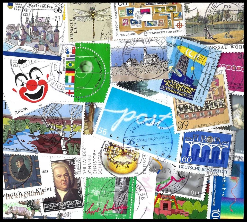 50 Germany Used Stamps • All Different • Includes Large and Medium Stamps Only - Image 1 of 1