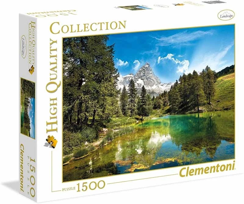 Clementoni Puzzle 1500 Pz Blue Lake 31680 - Immagine 1 di 1