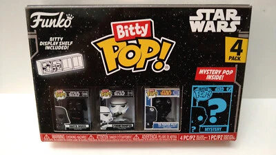 Funko Bitty Pop! 2.5cm STAR WARS  Bitty Pop Pack Darth Vader Stormtrooper (F7) - Photo 1/4