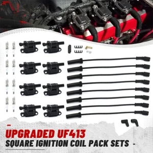 Spark Plugs And Wire And Coil Packs Ignition Coil Set For 06-09 Chevy Impala 5.3 - Picture 1 of 14