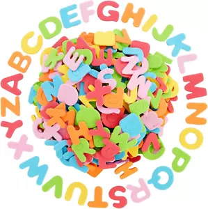 1300 Pieces Small Foam Letters Stickers for Crafts, 50 Sets of 0.87" Self-Adhes - Picture 1 of 12