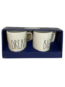 HTF New Rae Dunn Mug DREAM And BIG Artisan Collection Ser - Picture 1 of 5