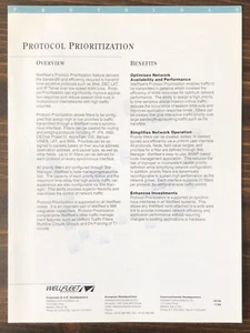 Wellfleet Communications - Protocol Prioritization Sales Brochure (1992) - Picture 1 of 3
