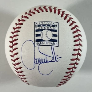 LARRY WALKER SIGNED AUTOGRAPHED HOF HALL OF FAME LOGO BASEBALL ROCKIES BAS COA - Picture 1 of 2
