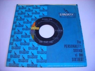 w SLEEVE The Deep Six Rising Sun / Strollin' Blues 1966 45rpm - Image 1 of 2