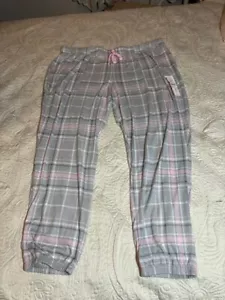 Joyspun Women's Plaid Hacci Knit Sleep Jogger PJ Lounge Pants 2x - Picture 1 of 11