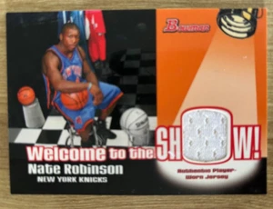 2005-06 Bowman Draft Picks and Prospects Welcome to the Show Relic Nate Robinson - Picture 1 of 2