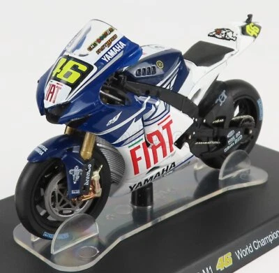 MODELLINO MOTO STATICO YAMAHA YZR M1 N.46 MOTOGP 2007 VALENTINO ROSSI 1/18 - Immagine 1 di 3