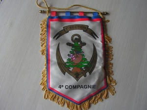 fanion militaire 1 er section 4 eme compagnie infanterie marine (m) - Picture 1 of 4