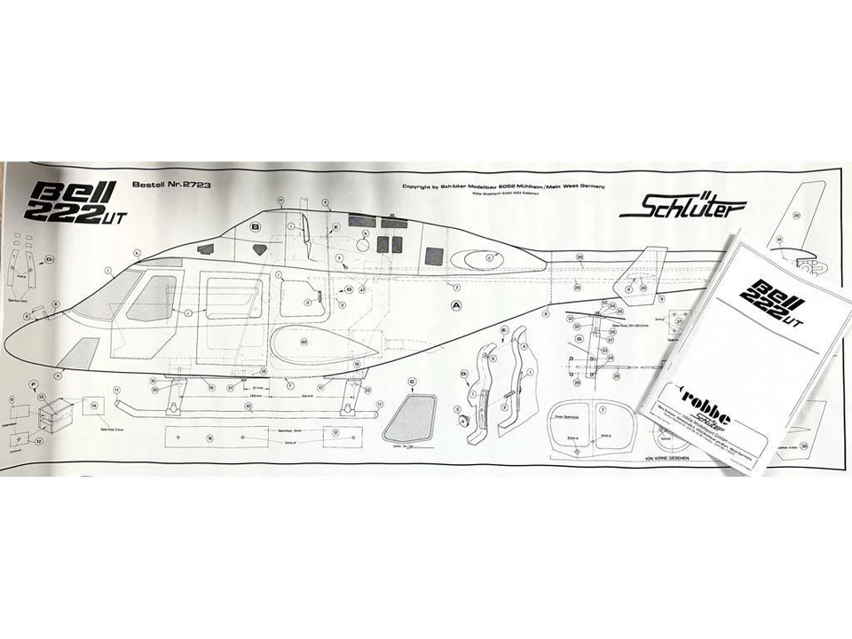 Robbe Bauanleitung Bell 222 : S-1776 - Bild 1 von 1