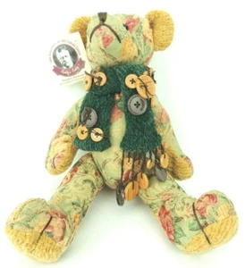 Botones de tapiz vintage oso DanDee 14,5" nuevo con etiquetas peluche 2002 - Imagen 1 de 11