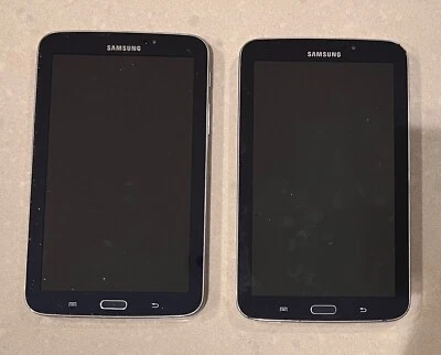 Defective Lot of 2 Samsung Galaxy Tab 3 SM-T217S + SM-T217A - 7.0 Navy Blue - Image 1 of 4