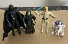 Star Wars Bend-Ems Action Figures RUBBER Just Toys 1993 Lot Of 4 Vintage