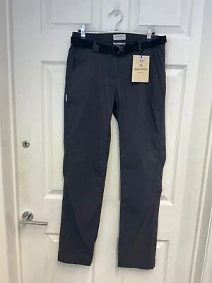 Pantalones para mujer Craghoppers Kiwi Pro elásticos gris grafito - talla UK 14/31" pierna Foto 1 de 4