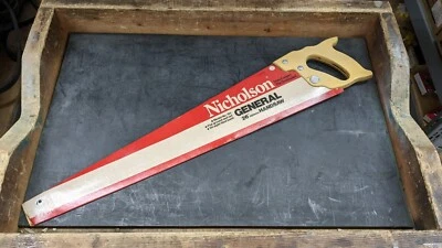 Nuevo de Lote Antiguo Nicholson Nº Sierra de mano 150 26" uso general 80104 Foto 1 de 3