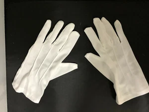 New White Gloves Deluxe Unisex Wrist Snap Halloween Christmas Formal markystore - Picture 1 of 3