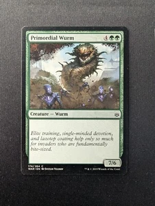 PRIMORDIAL WURM #174 MTG War of the Spark - Picture 1 of 2
