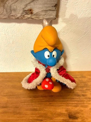 Vintage The Smurf Big Size Figure King Rare AS-IS Cover
