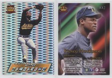 1995 Pacific Crown Collection Prisms Rickey Henderson #102 HOF