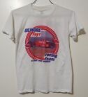 T-SHIRT vintage 1977 AJ Foyt 4 Time Indy vainqueur Gilmore Racing Team Mayo Spruce taille M