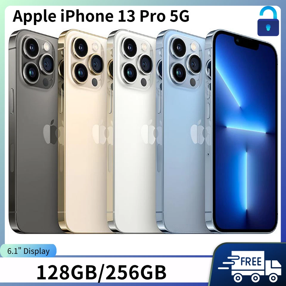 Nuovo Apple iPhone 13 Pro (5G) Nessun contratto 128/256GB Smartphone SIM singola - Immagine 1 di 4
