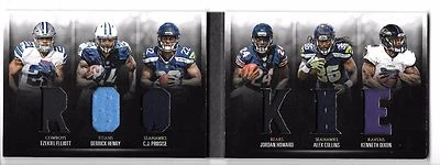 2016 Panini Preferred ELLIOTT HENRY PROSISE HOWARD COLLINS ROOKIE JERSEY BOOKLET - Image 1 of 2