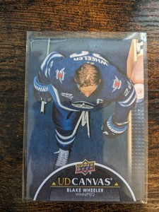 21-22 UD Series 2 UD Canvas Black #C209 Blake Wheeler - Winnipeg Jets