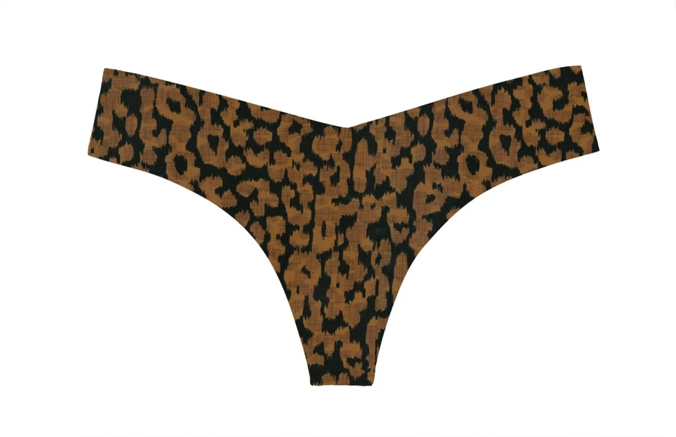 NEW - Commando Classic Print Thong in Honey Leopard - S/M, M/L - Image 1 of 1