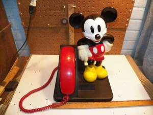 Vintage AT&T Disney's MICKEY MOU schnurgebundenes Festnetztelefon Touch Tone Telefon - Bild 1 von 9