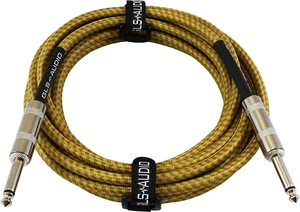 GLS Audio Instrument Cable - 1/4 Inch TS to 1/4 Inch Instrument Cable for Bass/E - Picture 1 of 12