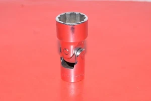 Snap-On 3/8” Drive Chrome Shallow 11/16" Universal Swivel Flex Socket FVU22 - Picture 1 of 5