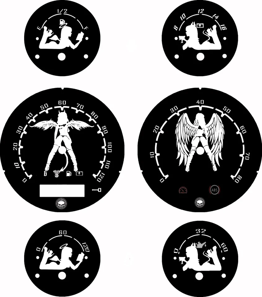 Harley Davidson ST Glide, FLTRX Road Glide placa frontal 2005-2013 HD pin up Foto 1 de 1